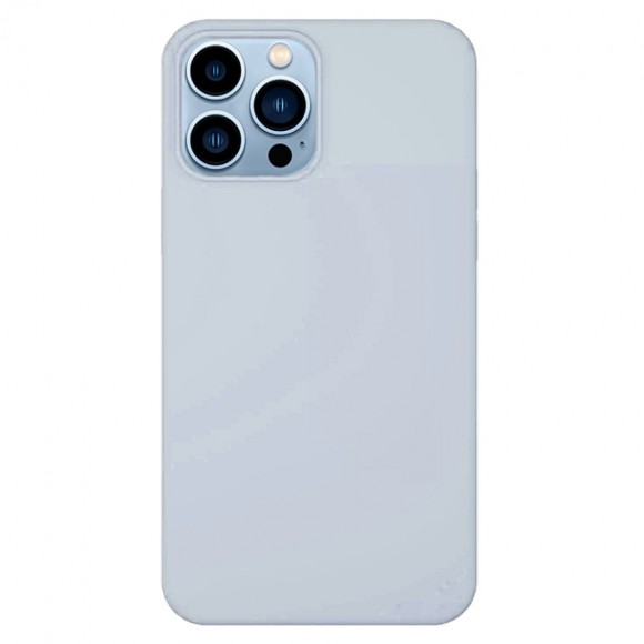 Чехол-накладка для iPhone 13 Pro Max Silicone Case голубой