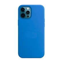 Чехол-накладка для iPhone 13 Pro Max Silicone Case голубой