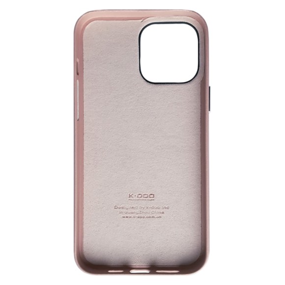 Чехол-накладка для iPhone 13 Pro K-DOO Noble розовый Чехол-накладка для iPhone 13 Pro K-DOO Noble розовый