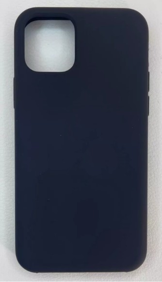 Чехол-накладка для iPhone 11 Pro Max Silicone Case чёрный