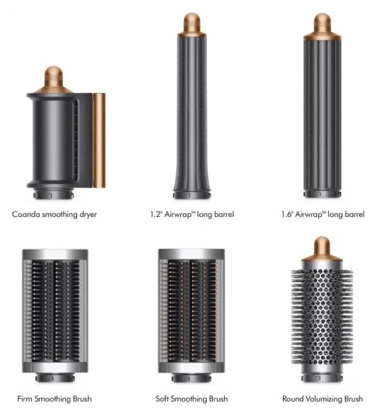 Фен-стайлер Dyson Airwrap complete long HS05  gift edition (Никель, Медный) Фен-стайлер Dyson Airwrap complete long HS05  gift edition (Никель, Медный)