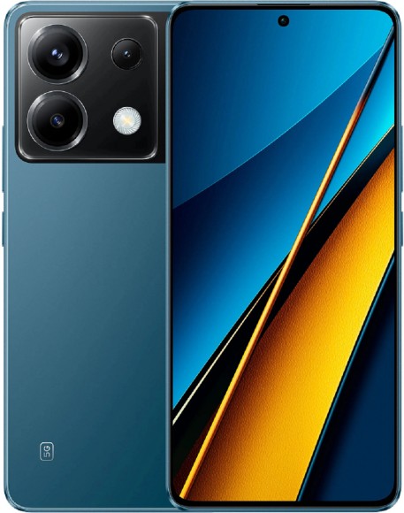 Смартфон Xiaomi POCO X6 5G 8/256 ГБ Global, Dual nano SIM (Синий)