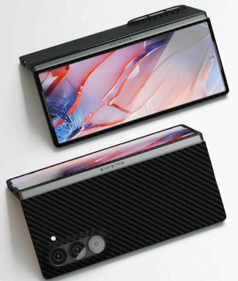 Чехол-накладка Samsung Z Fold 6 Piblue черный