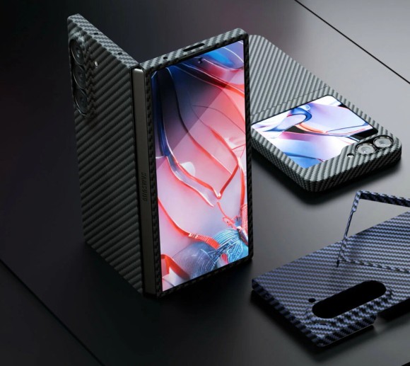 Чехол-накладка Samsung Z Fold 6 Piblue черный
