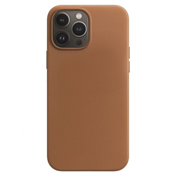 Чехол-накладка для iPhone 13 Pro Max Silicone Case светло-коричневый