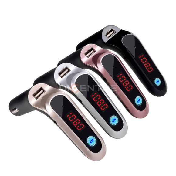 FM-трансмиттер CAR S7, АЗУ 3.1A, Bluetooth, громкая связь (Earldom)