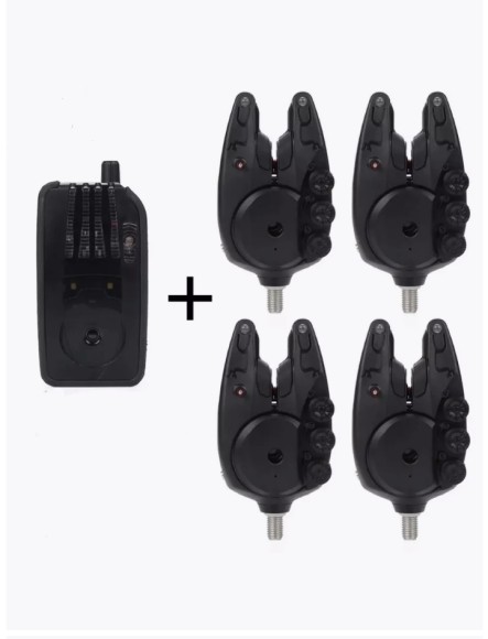 Сигнализаторы поклевки BITE Alarm receiver set 4 в 1 для рыбалки громкие