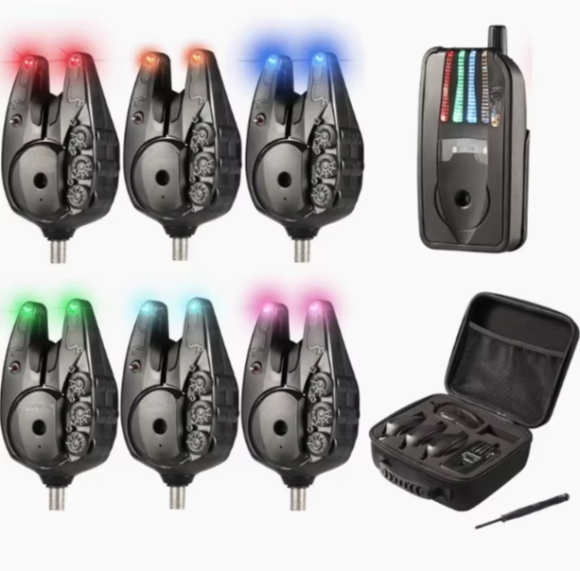 Сигнализаторы поклевки BITE Alarm receiver set 4 в 1 для рыбалки громкие