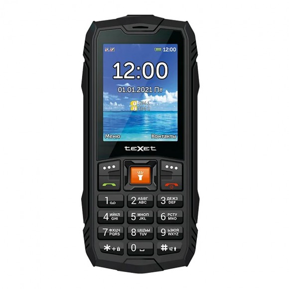 Телефон teXet TM-516R (черный)