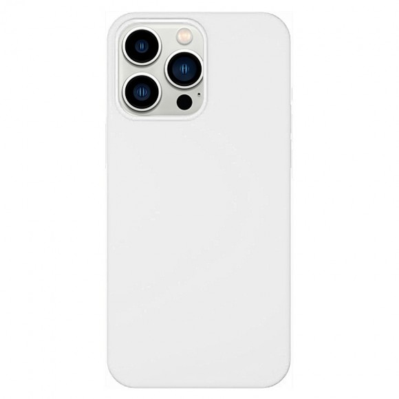 Чехол-накладка для iPhone 13 Pro Max Silicone Case белый