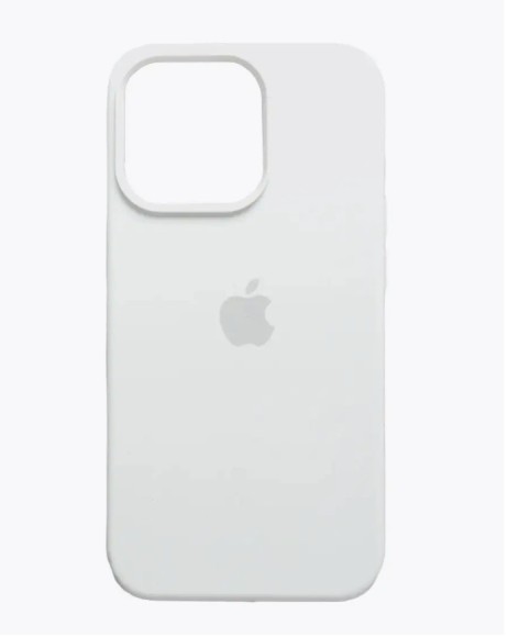 Чехол-накладка для iPhone 13 Pro Max Silicone Case белый