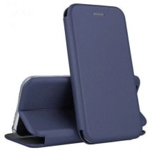 Чехол-книжка Samsung A032/A03Core Business пластик темно-синий