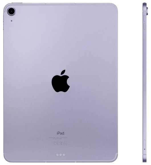 10.9 Планшет Apple iPad Air 2022, 256 ГБ, (MMED3), Wi-Fi + Cellular, iPadOS, purple (Purple)