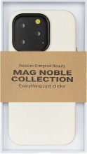 Чехол-накладка для iPhone 15 Pro Max KZDOO Mag Noble белый