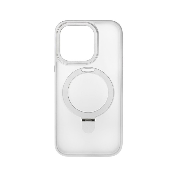 Чехол-накладка для iPhone 15 Pro Max Breaking Stand Style белый