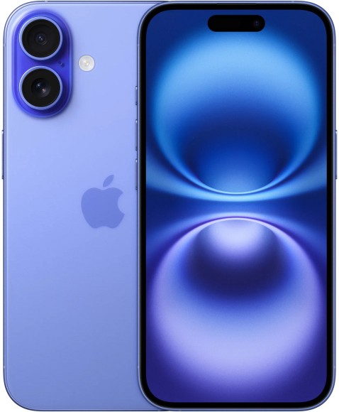Смартфон Apple iPhone 16 128 ГБ, Dual: nano SIM + eSIM (Ultramarine)