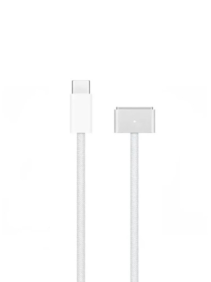 Зарядный кабель USB-C с магнитным разъемом MagSafe 2м белый