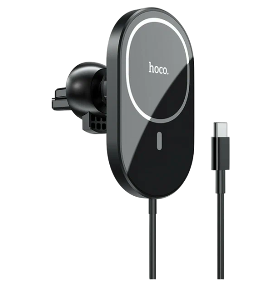 Держатель Hoco CA90 Power electric magnetic Black Держатель Hoco CA90 Power electric magnetic Black