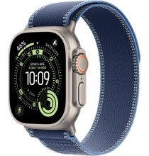 Умные часы Apple Watch Ultra 3 2025  MEWR4 49mm/S/M Natural Titanium Case with Blue/Bright Blue Trail Loop (Natural Titanium, Blue/Bright Blue)