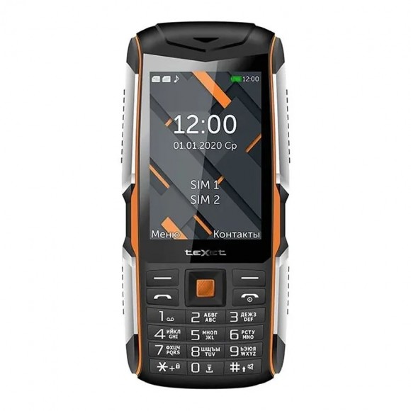 Телефон teXet TM-D426 (черно-оранжевый)