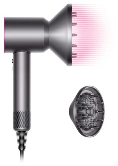 Фен Dyson Supersonic HD07, UK (Никель, Фуксия)
