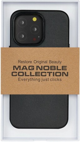 Чехол-накладка для iPhone 15 Pro Max KZDOO Mag Noble черный