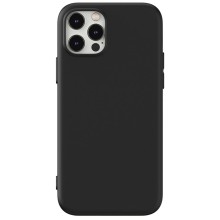 Чехол-накладка для iPhone 15 Pro Max Breaking силикон черный