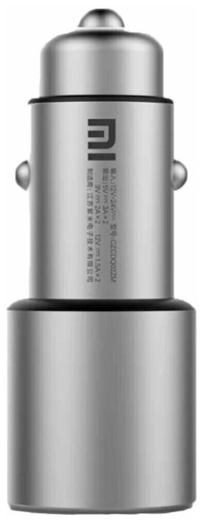 АЗУ Xiaomi Mi Car Charger QC 3.0 серебро CC02CZM АЗУ Xiaomi Mi Car Charger QC 3.0 серебро CC02CZM