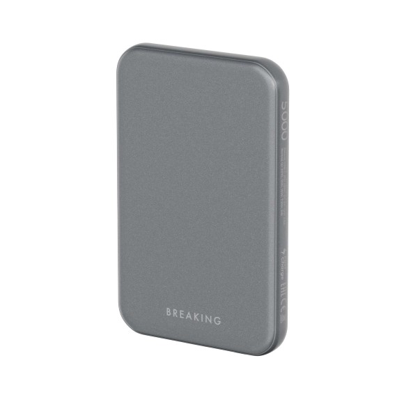 Аккумулятор Breaking P219 4 в 1 5000 mAh 20W Mag Safe серый Аккумулятор Breaking P219 4 в 1 5000 mAh 20W Mag Safe серый