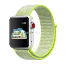 Ремешок для Apple Watch 42/44/45 мм нейлоновый салатовый