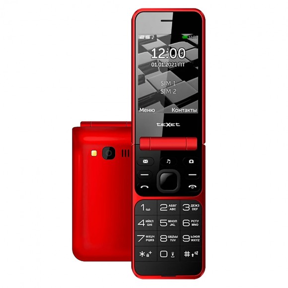 Телефон teXet TM-405 (красный)