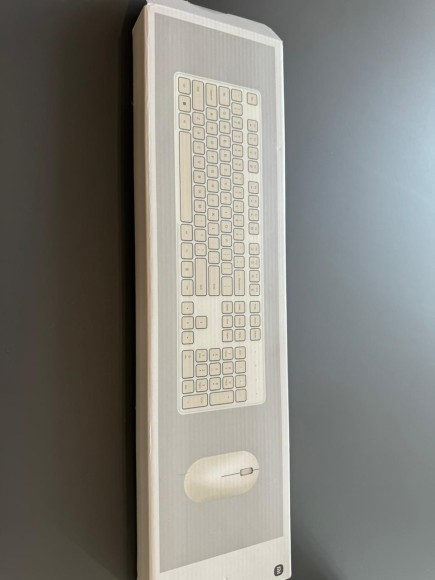 Клавиатура и мышь Xiaomi Mi Wireless Keyboard and Mouse Combo ENG (WXJS02YM) White
