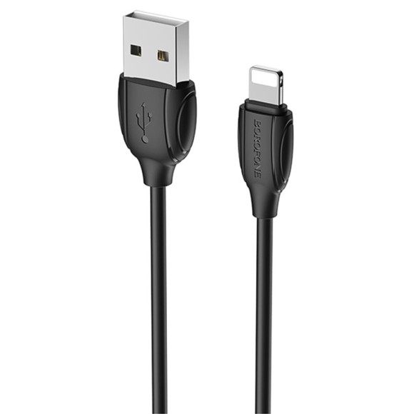 Lightning Borofone BX19 1м 2.4A черный