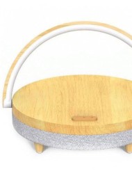 Настольная лампа с функцией беспроводной зарядки и колонки Xiaomi Ezvalo Wood