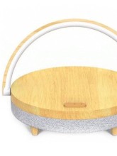 Настольная лампа с функцией беспроводной зарядки и колонки Xiaomi Ezvalo Wood