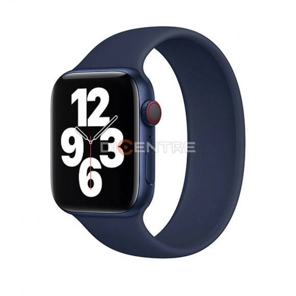 Ремешок для Apple Watch 42/44/45 мм монобраслет Sport M темно-синий
