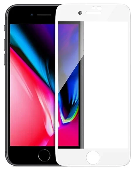 Стекло Apple iPhone 7 Plus/8 Plus 5D белое