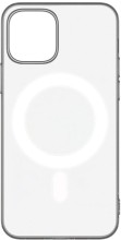 Чехол-накладка для iPhone 15 Pro Max Breaking MagSafe прозрачный