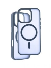 Чехол-накладка для iPhone 16 VEGLAS Fog Magnetic темно-синий