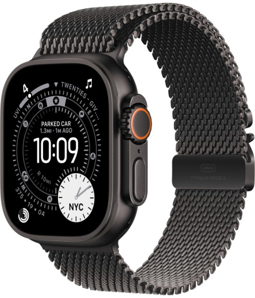 Умные часы Apple Watch Ultra 3 2025 MF1N4 49mm/M BlackTitanium Case Black Titanium Milanese Loop (Black Titanium, Black) Умные часы Apple Watch Ultra 3 2025 MF1N4 49mm/M BlackTitanium Case Black Titanium Milanese Loop (Black Titanium, Black)