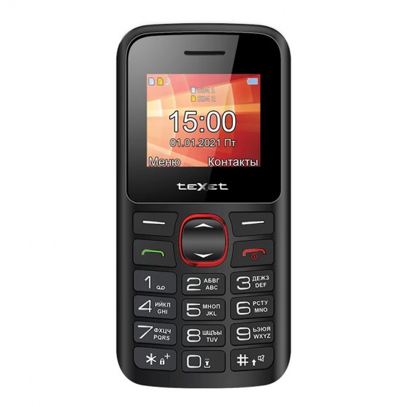 Телефон teXet TM-B315 (черный)