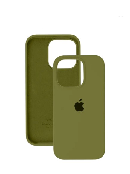 Чехол-накладка для iPhone 14 Pro Silicone Case хаки