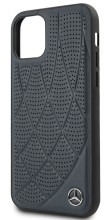Чехол-накладка для iPhone 12 Mini Mercedes кожа синий