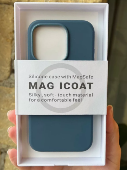 Чехол-накладка для iPhone 15 Pro Max KZDOO MAG ICOAT синий