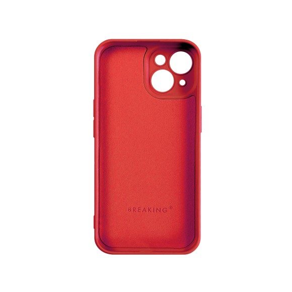 Чехол-накладка для iPhone 15 Pro Max Breaking силикон красный Чехол-накладка для iPhone 15 Pro Max Breaking силикон красный