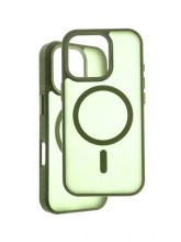 Чехол-накладка для iPhone 16 VEGLAS Fog Magnetic зеленый