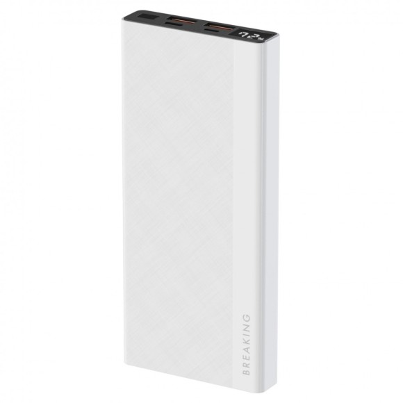 Аккумулятор Breaking P211 10000 mAh 22.5W белый