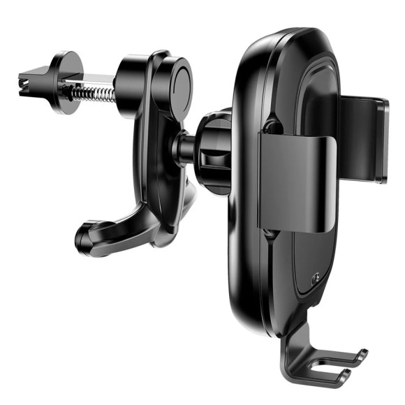 Держатель Baseus Smart Vehicle Bracket - Черный (WXZN-B01) с беспроводной зарядкой Держатель Baseus Smart Vehicle Bracket - Черный (WXZN-B01) с беспроводной зарядкой