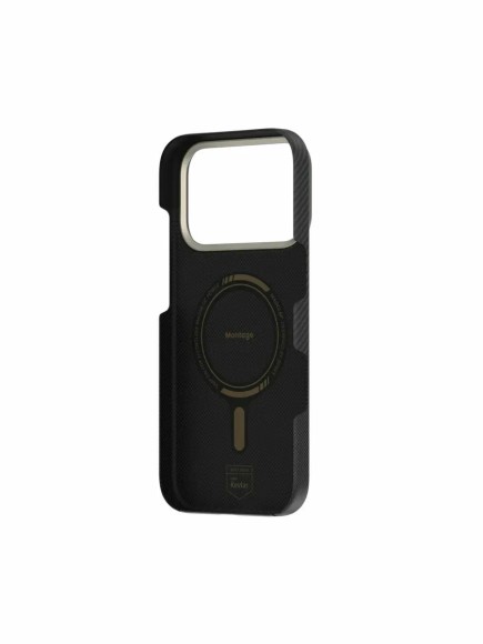 Чехол-накладка для iPhone 17 Pro Max Benks Magnetic Montage Kevlar Black