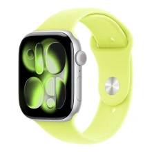 46mm/M/L MEW84 Series 11 Jet Black Aluminum Case with Neon Yellow Sport Band (Jet Black, Neon Yellow) 46mm/M/L MEW84 Series 11 Jet Black Aluminum Case with Neon Yellow Sport Band (Jet Black, Neon Yellow)